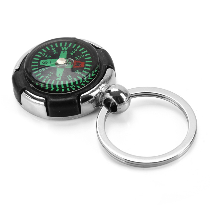 2 in 1 Metal Key Ring and Compass 2