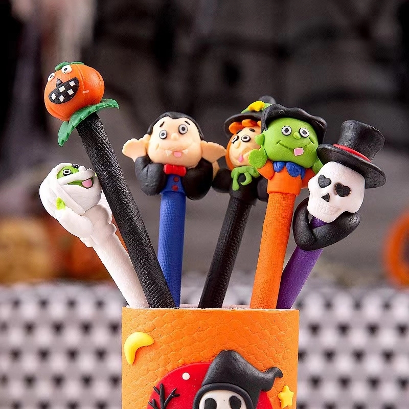 Halloween Pumpkin Witch Skull Heads Ghost Pen 4