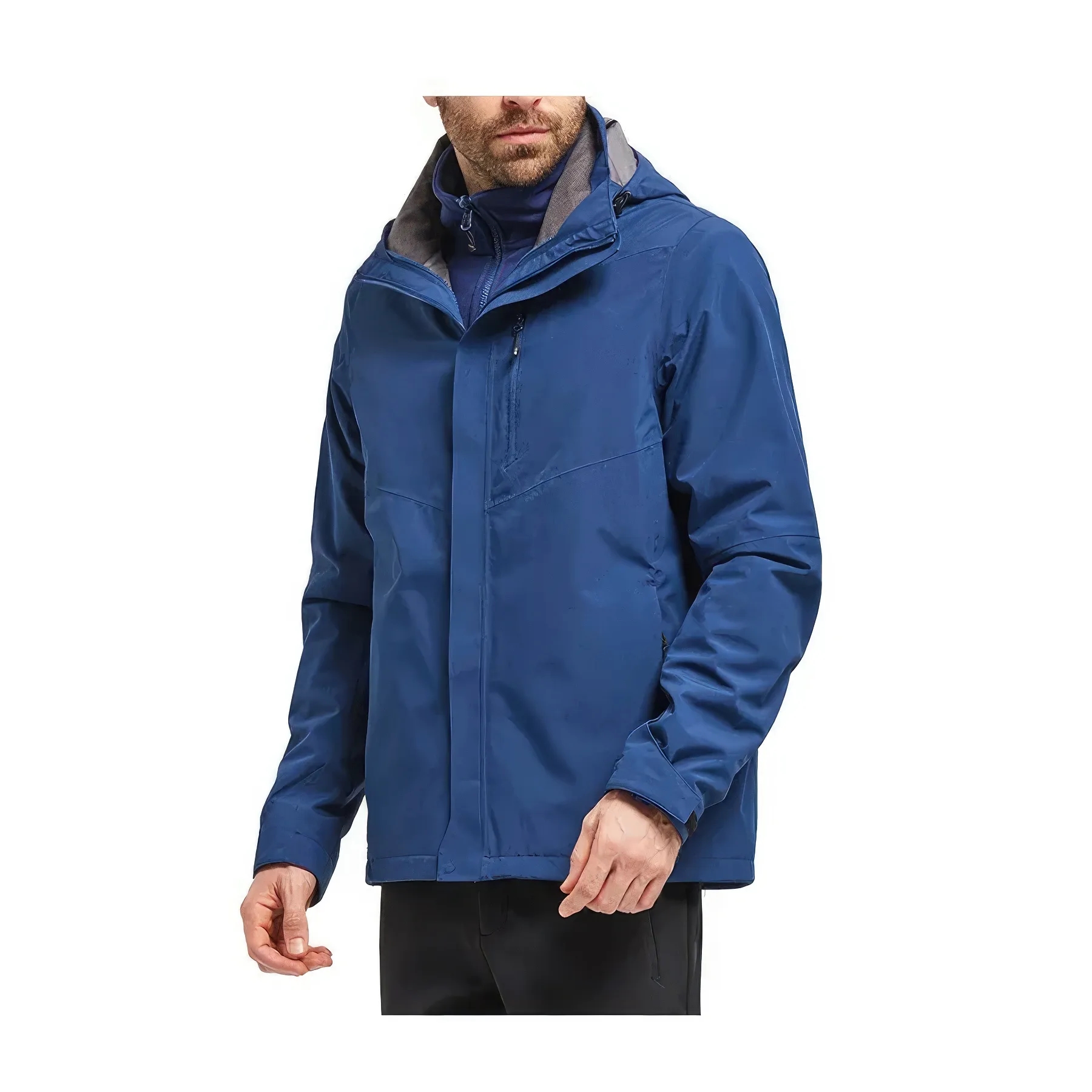 Waterproof Detachable 2-layer Hiking Jacket & Outdoor Coat 1