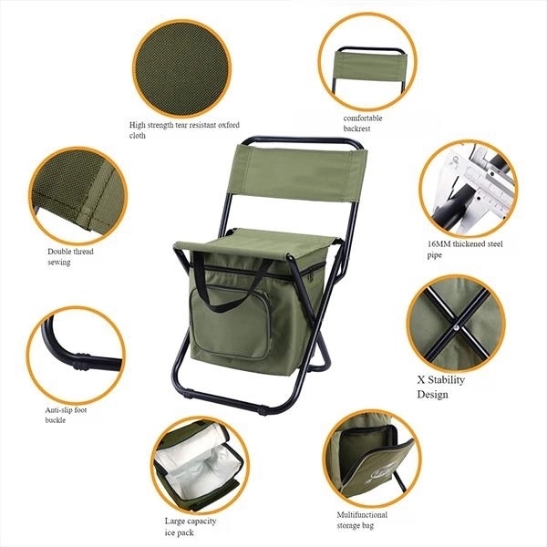 Portable Foldable Cooler Chair 5