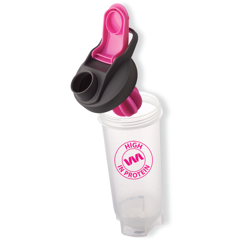 24 oz. Plastic Shaker Bottle with Mixer 12