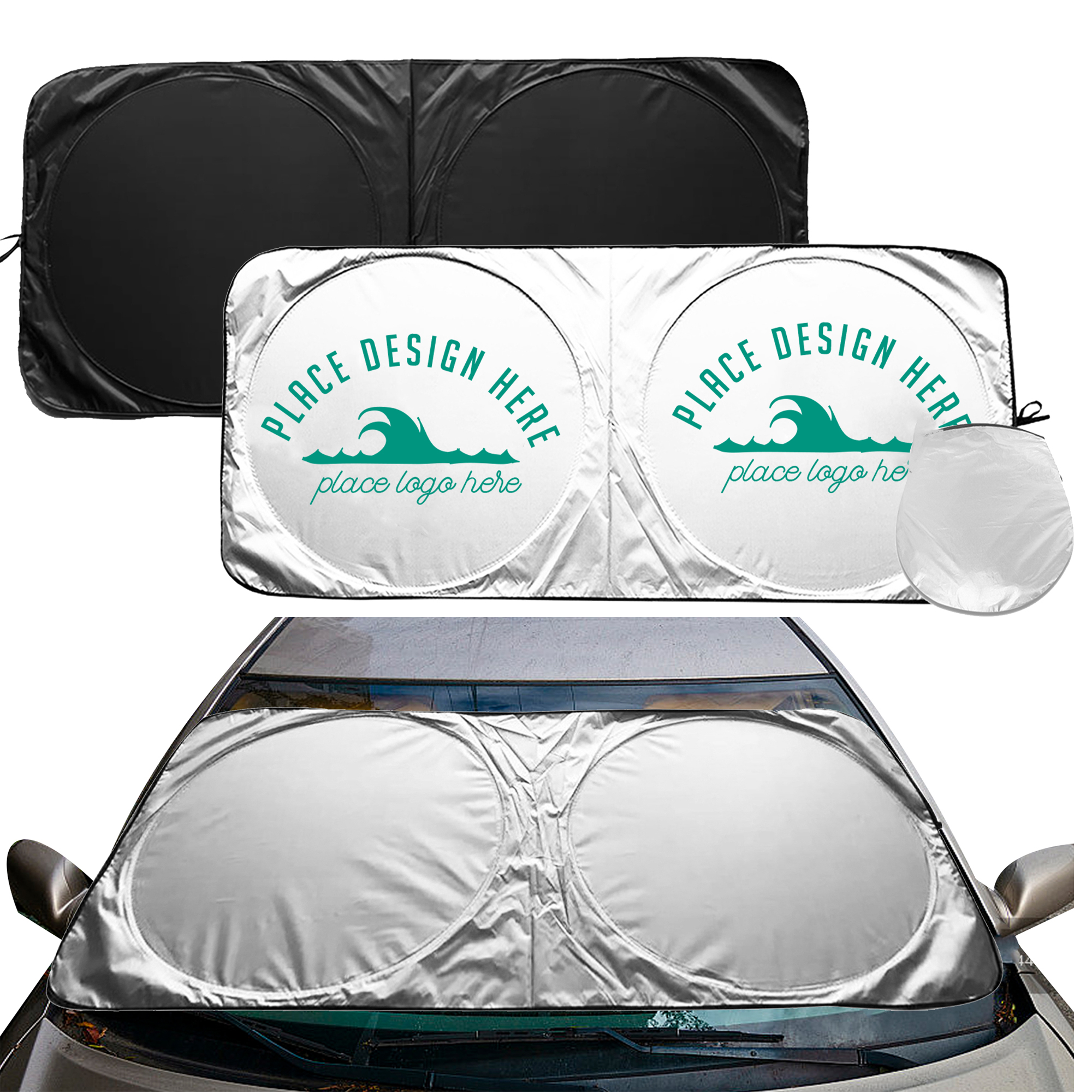 Car Windshield Sun Shade Stay Cool Foldable 2