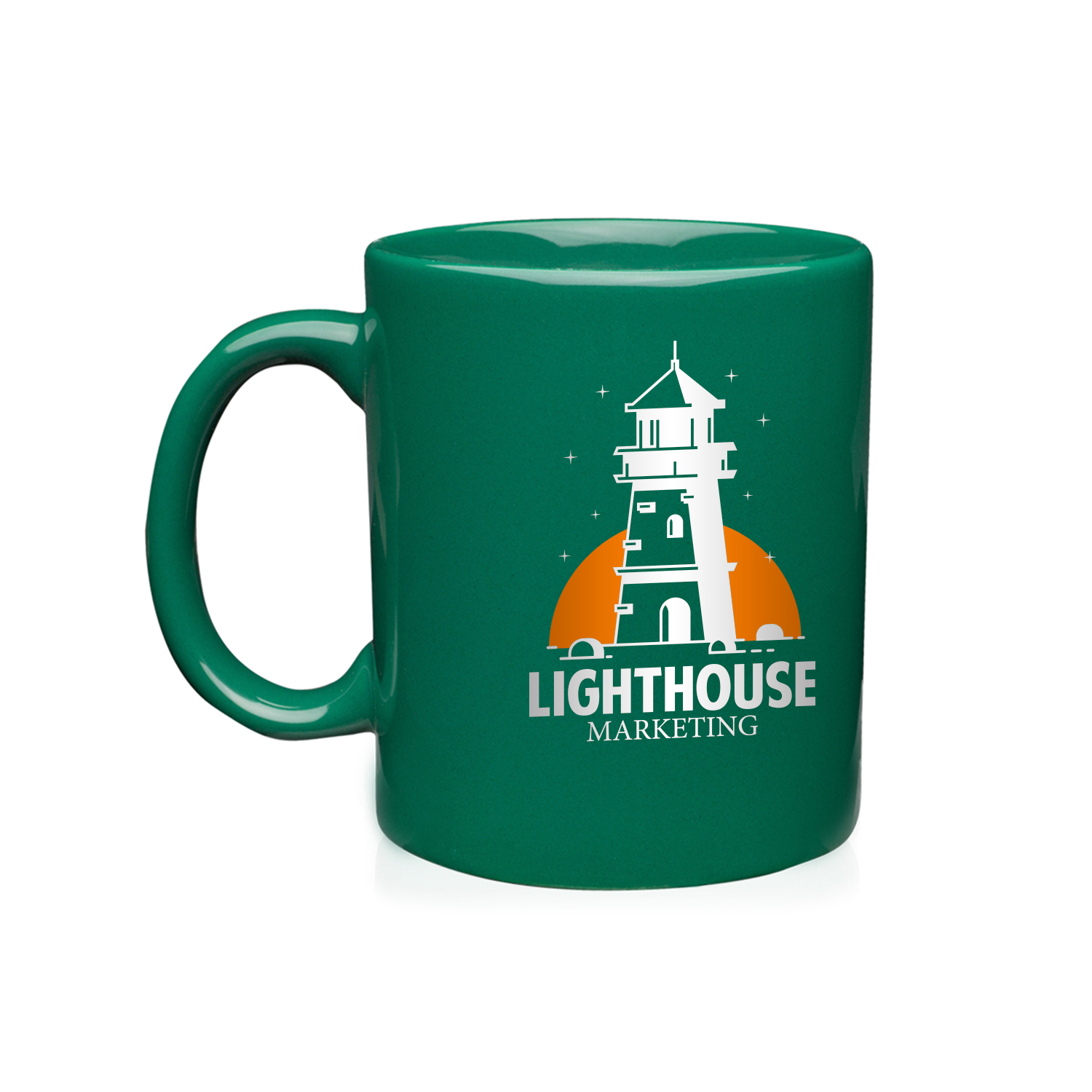 11 oz. Ceramic Custom Mug (2 Color Imprint) 11
