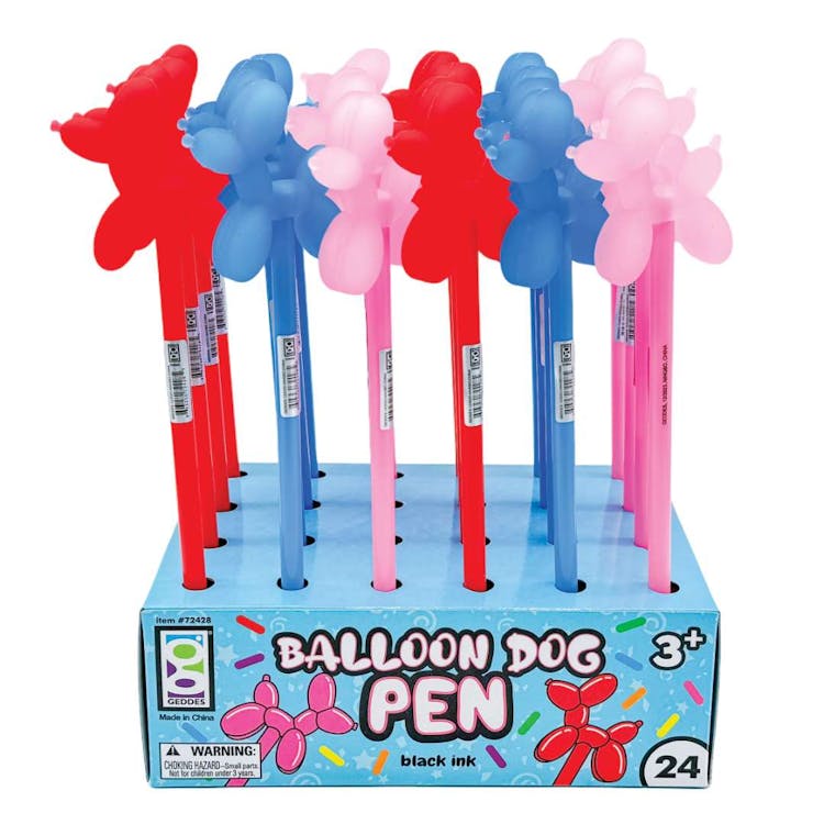 Balloon Dog Pens 24 Pack Display 1