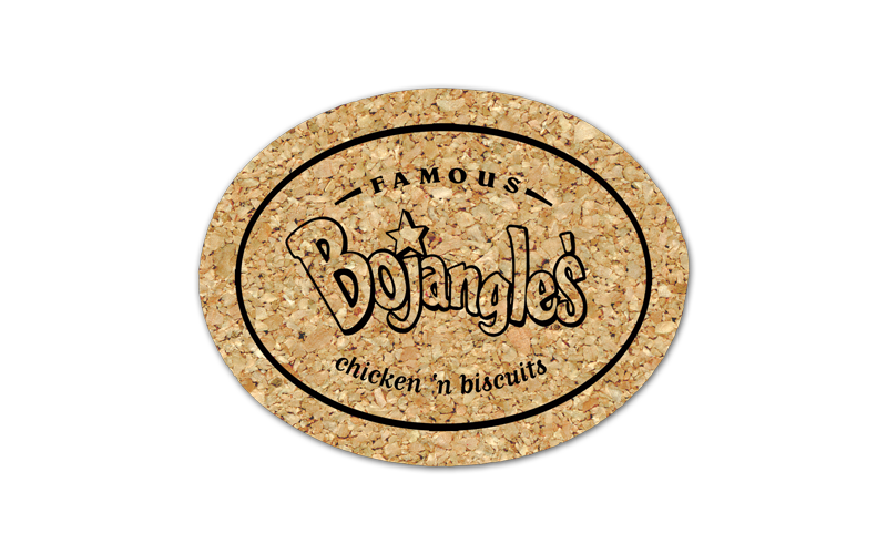 Oval Cork Coaster 4OV