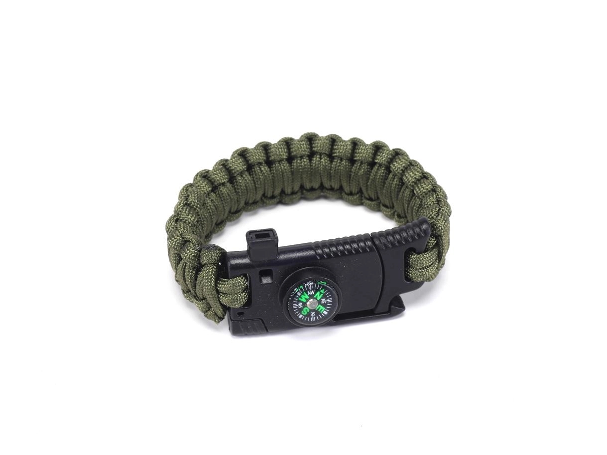 Paracord Survival Bracelet with Whistle-Military Series 2