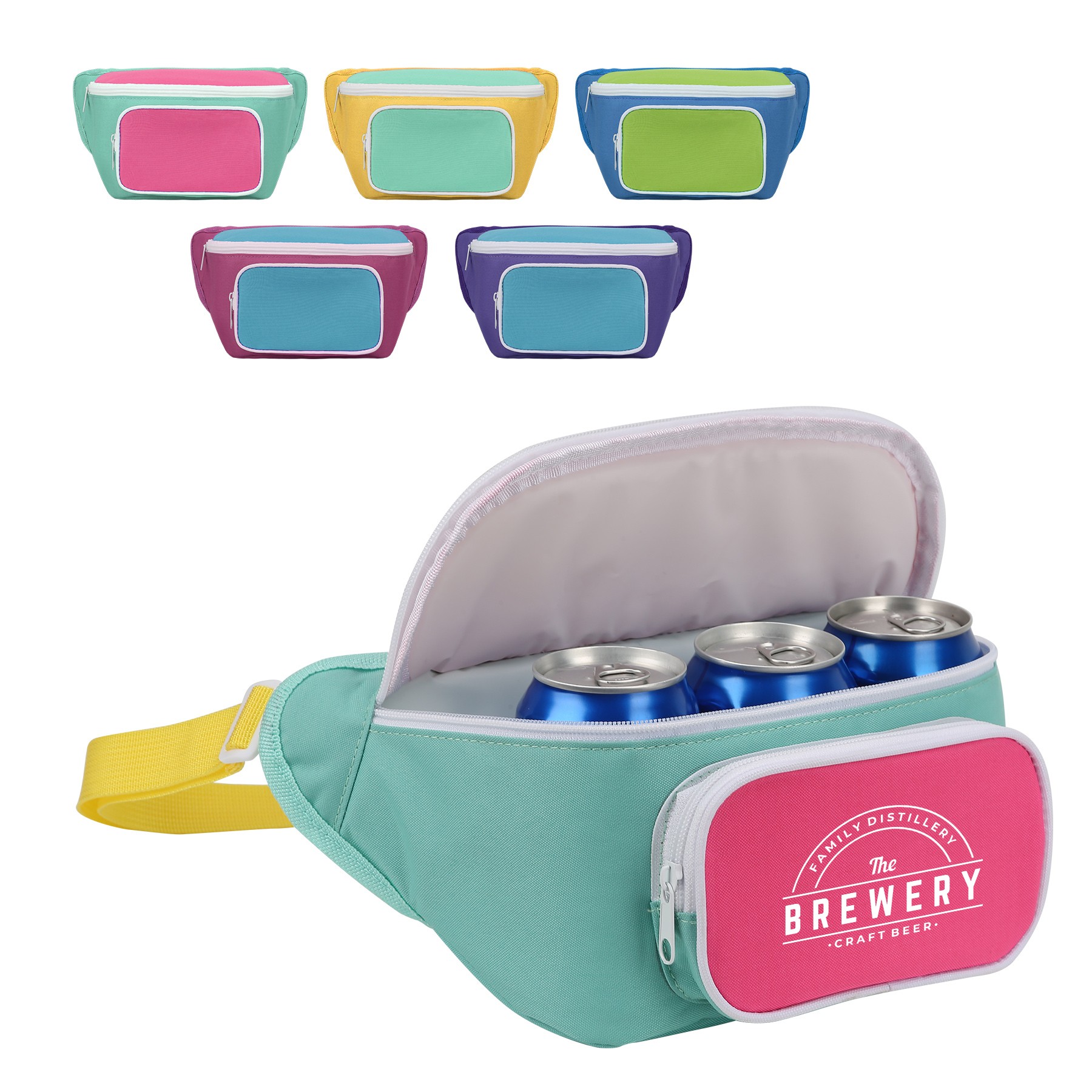 3 Can Cooler Fanny Packs 2