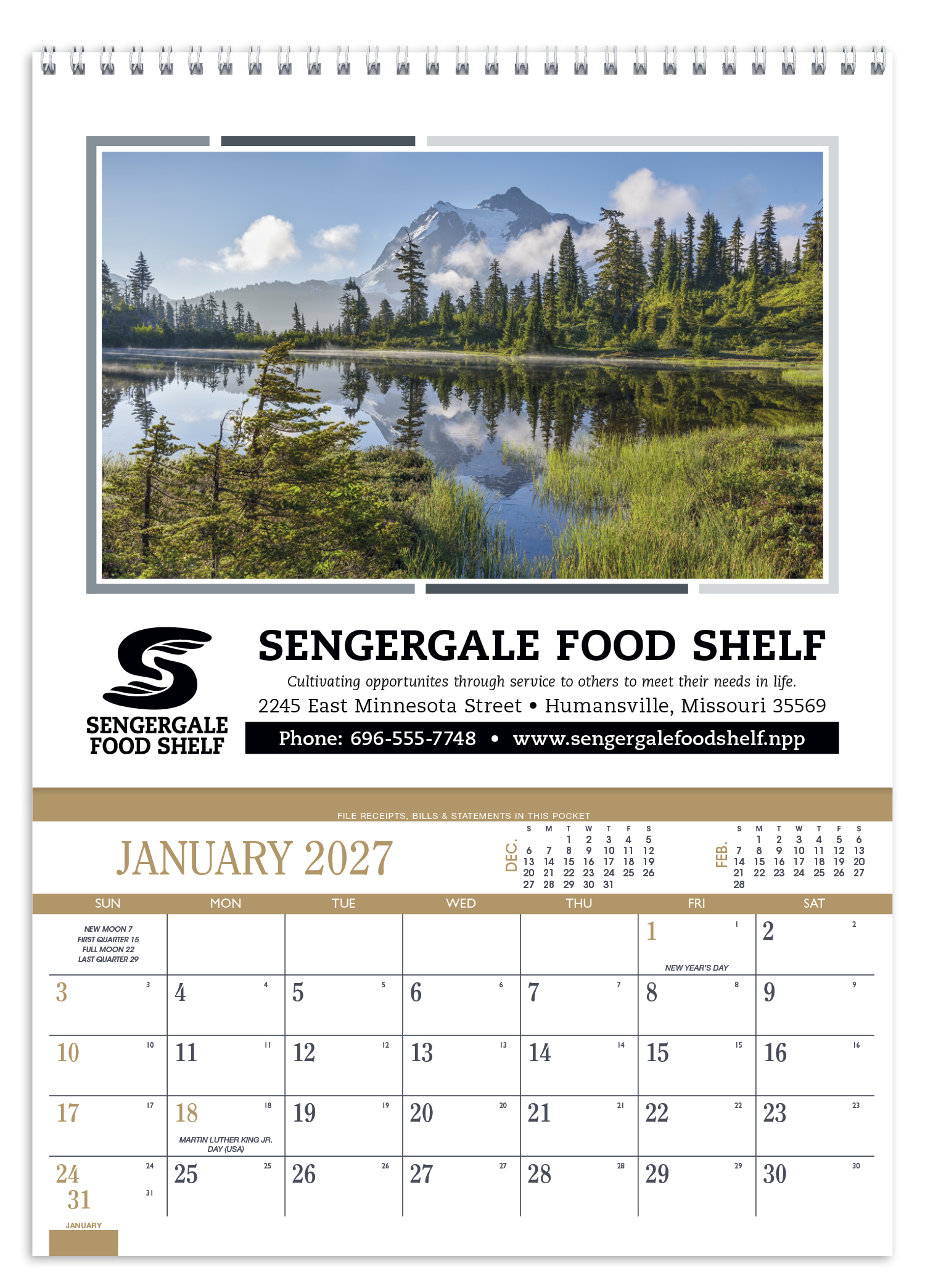 Triumph® Calendars Recipe Pocket Calendar 76