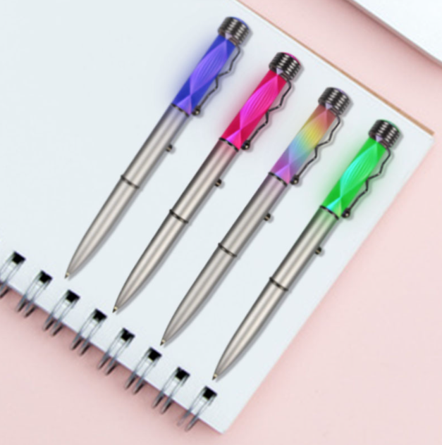 Spiral Promotional Multicolor Light Pens 3