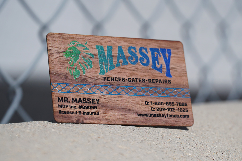 24 Hour Wood Business Cards 57