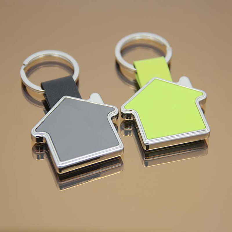 House Shape Metal Key Chain 4
