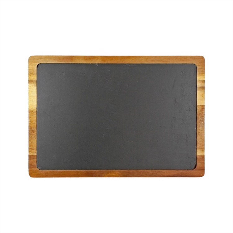 Rectangle Flair Acacia Wood & Slate Cutting Board 2