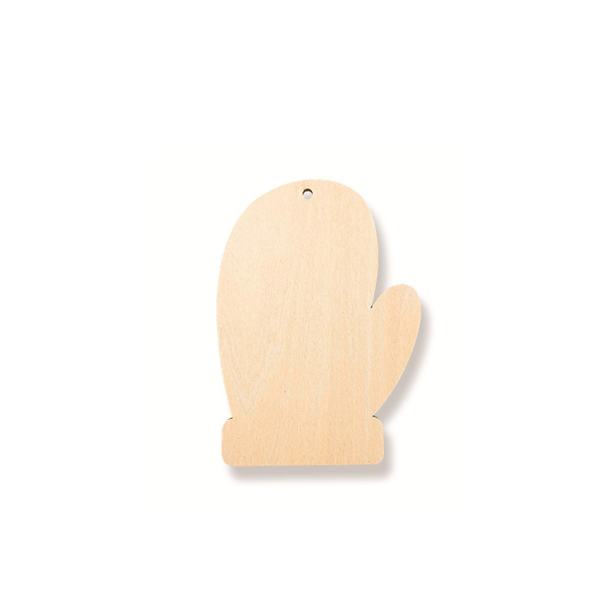 Natural Wood Christmas Tree Pendant 8