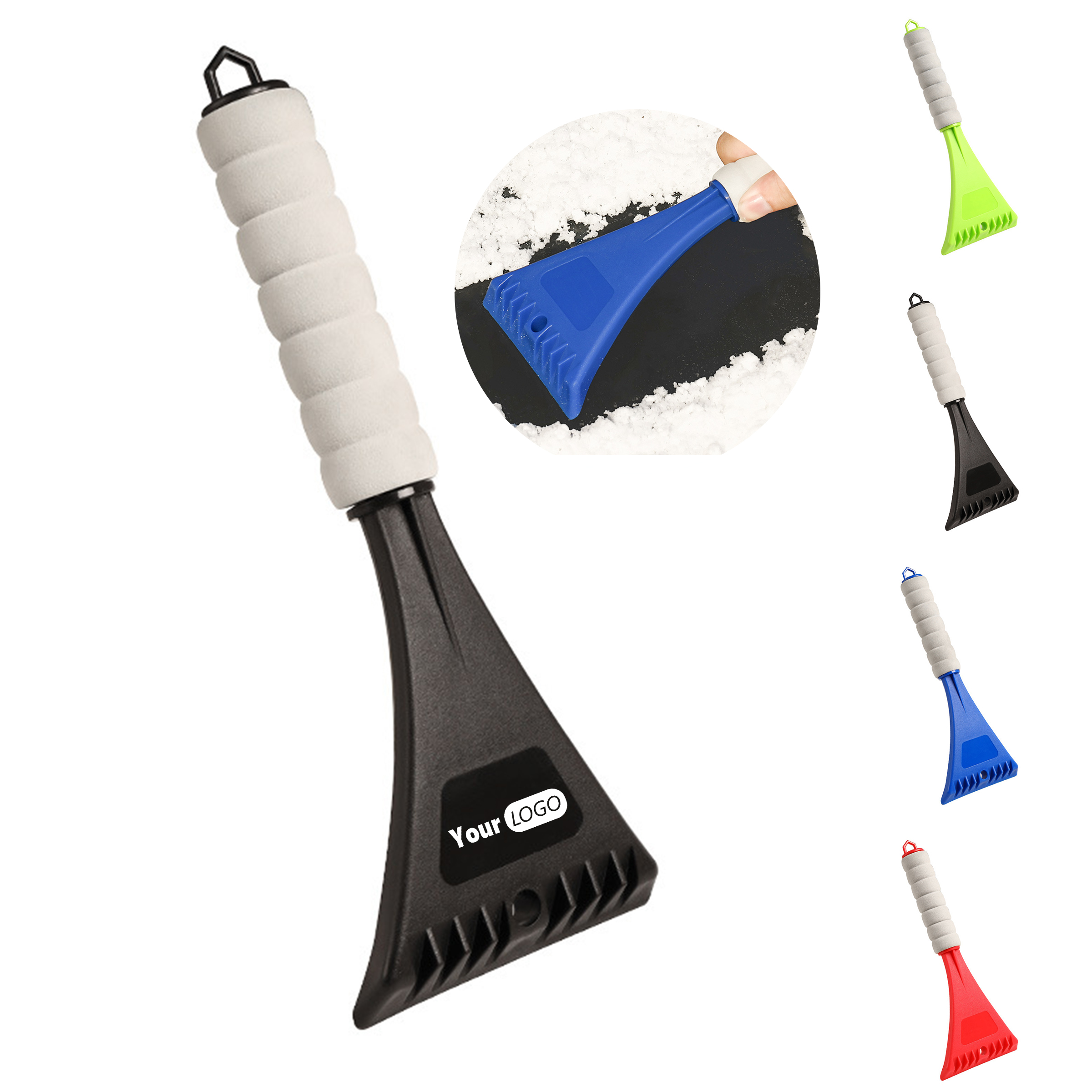 Ergonomic Ice Scraper With Foam Grip Handle 7