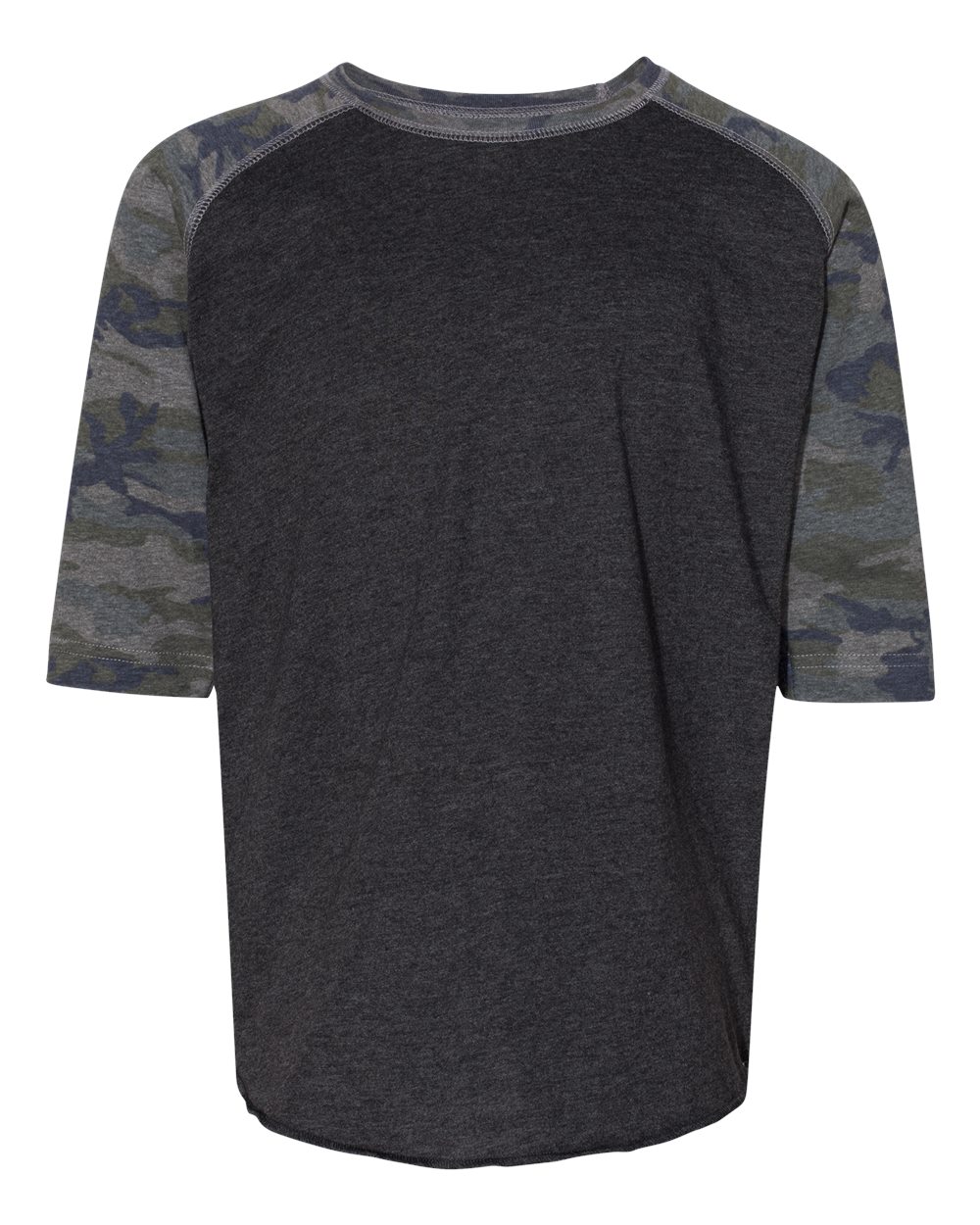 Youth Baseball Fine Jersey Three-Quarter Sleeve Tee - 6130 67