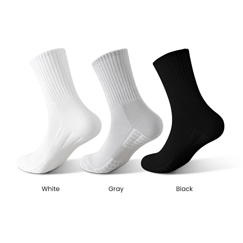 Three Quarter Cushioned Sports Non-Slip Unisex Socks 2