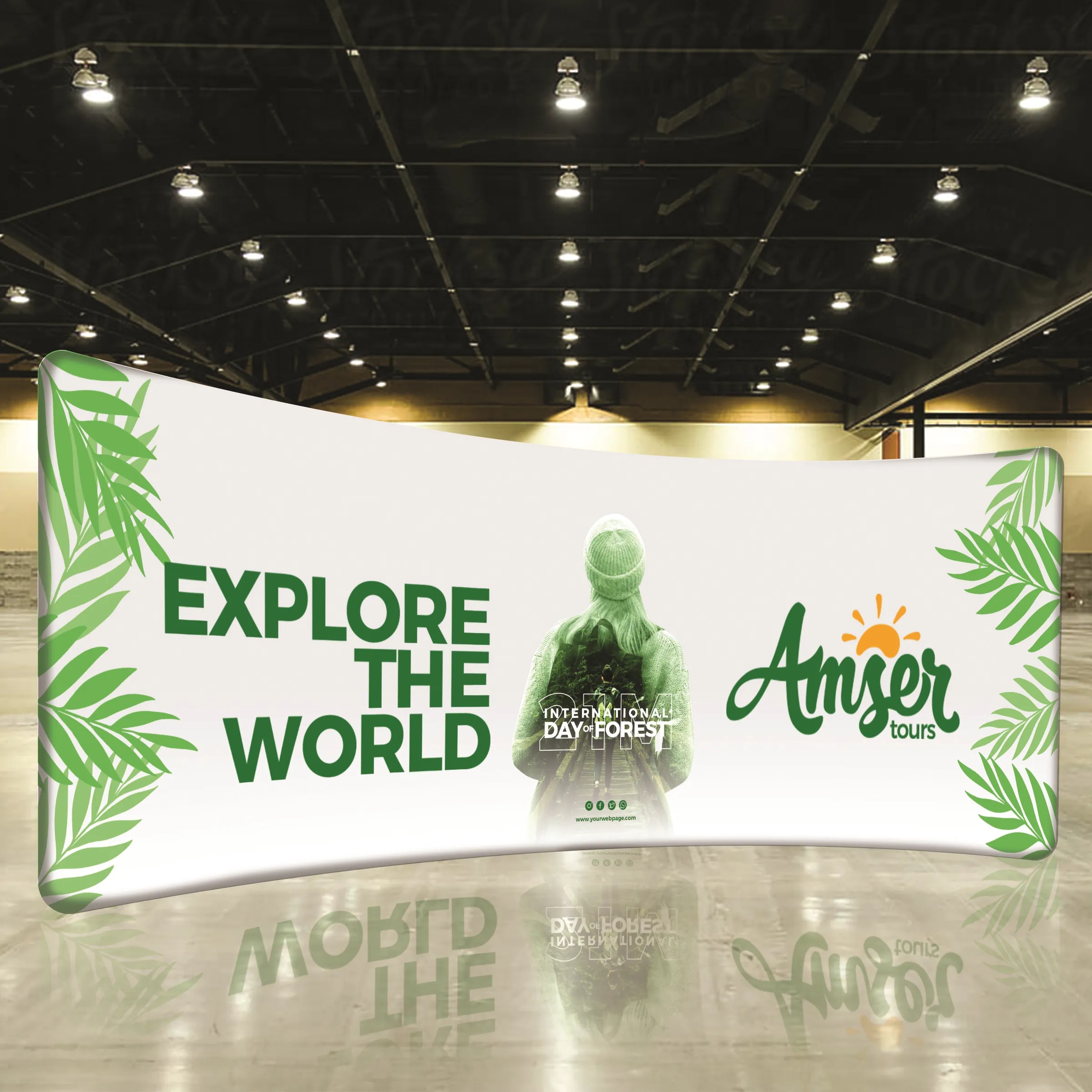 20' Curved Backdrop 4