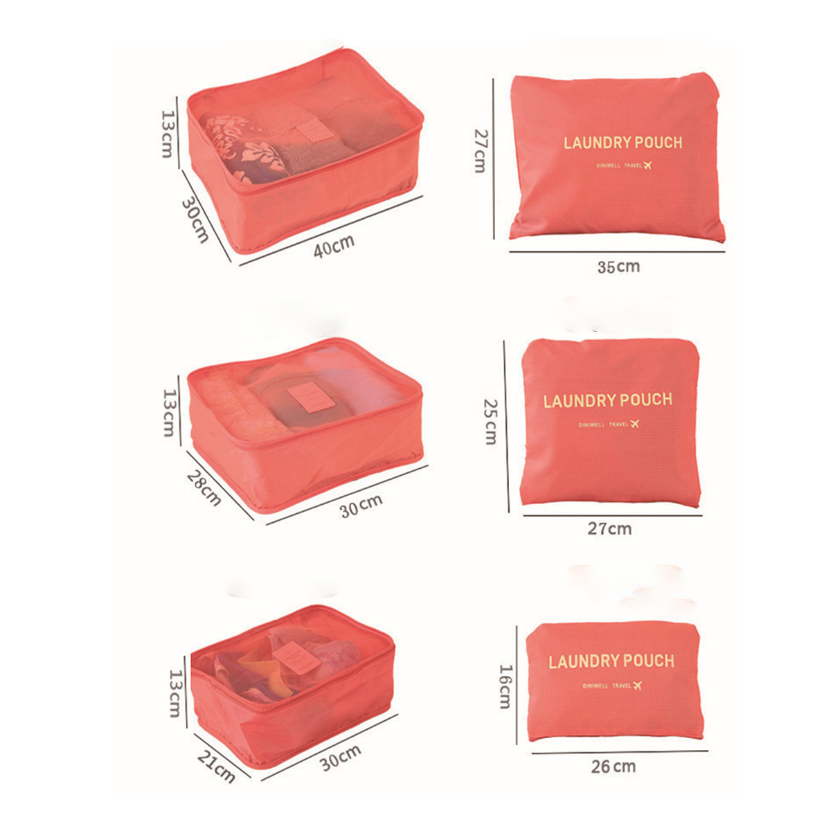 Travel Organizer Luggage Compression Pouches 4