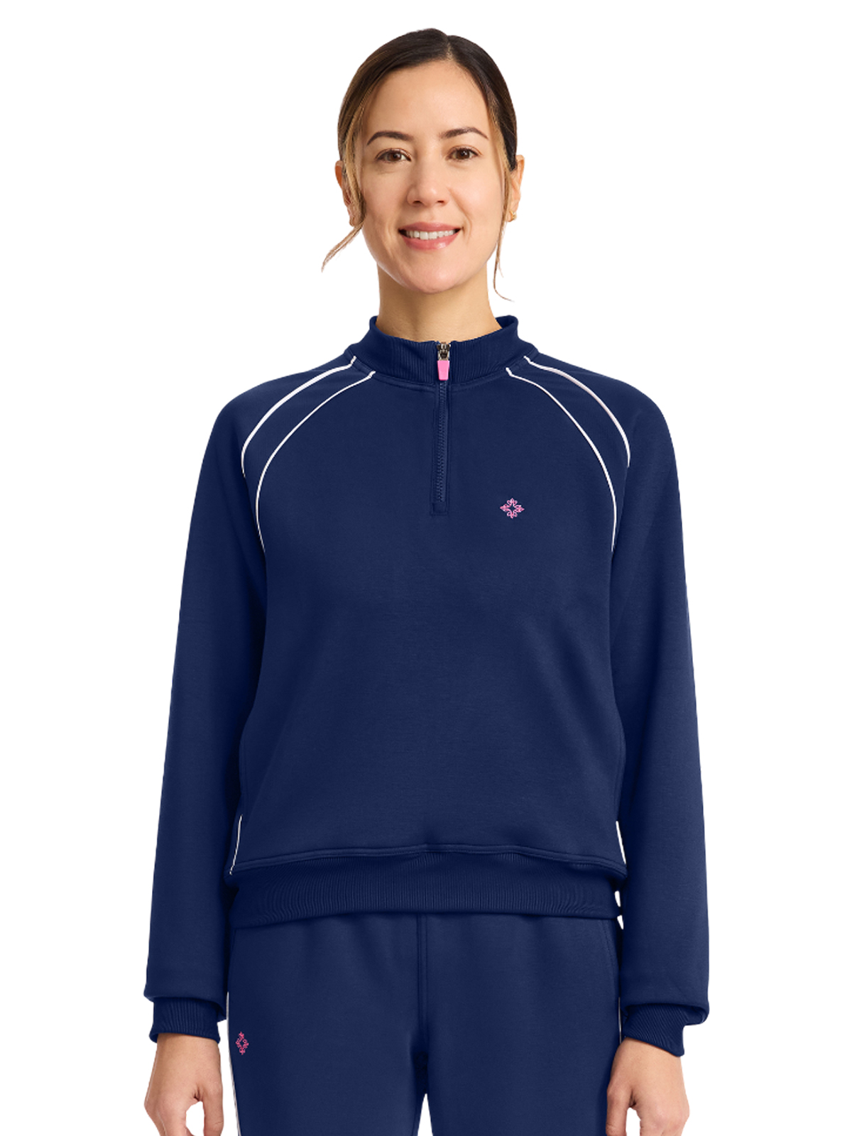 Med Couture - MC AMP - Women's 2-Pocket Scuba Half-Zip Jacket 11