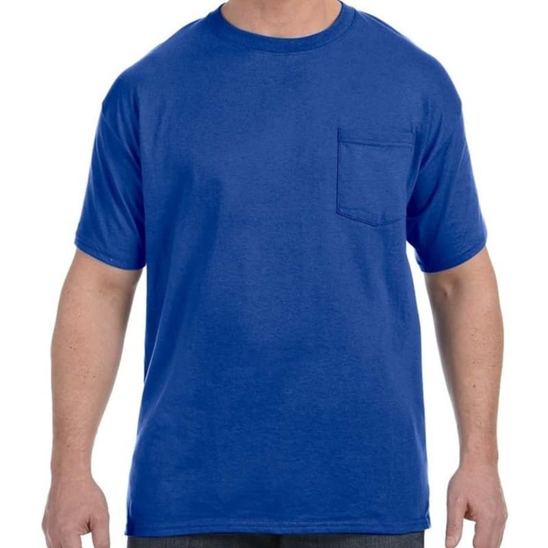 Hanes 6.1 Oz. Tagless® ComfortSoft® Pocket T-Shirt 20