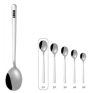 7.99 Inch Silver Dessert Coffee Spoon 10