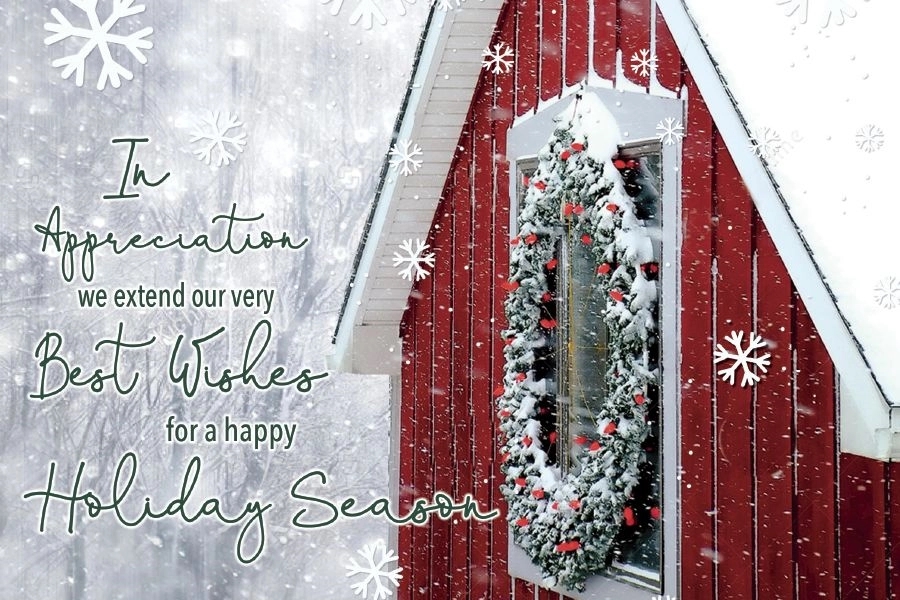 Rural Charm Holiday Postcards 2