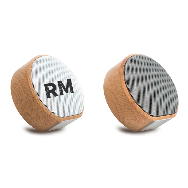 Wood Grain Wireless Bluetooth Speaker 4