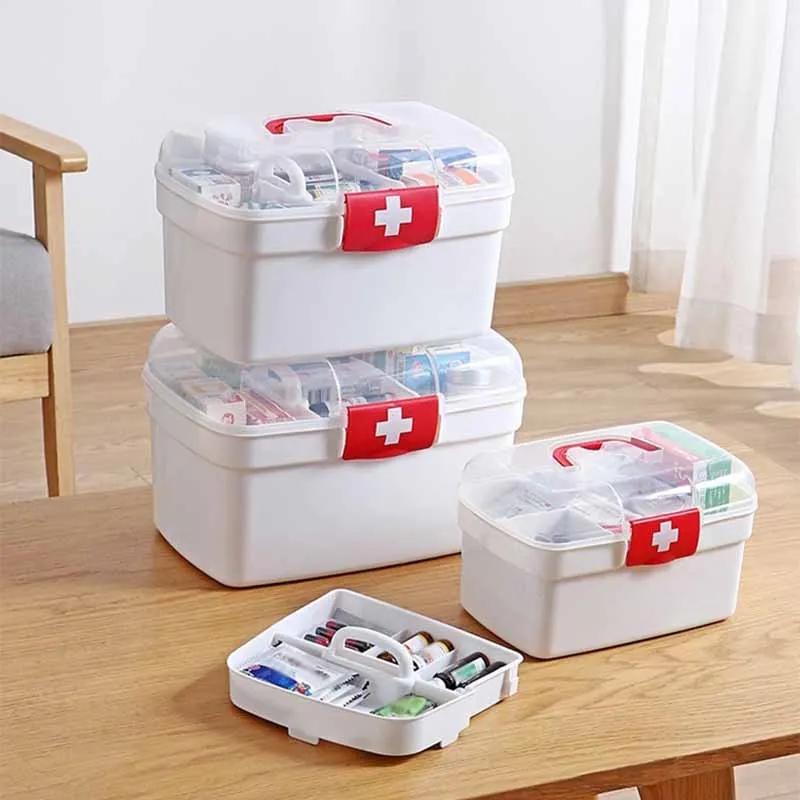 Double-decker home emergency medical kit 4
