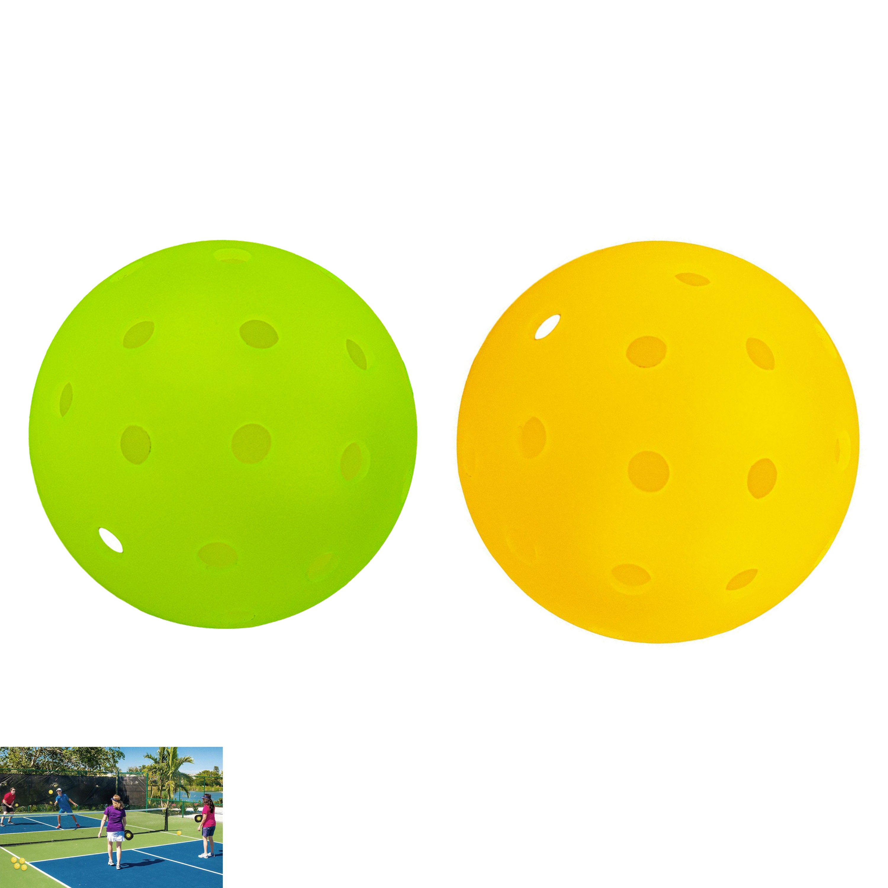 40 Hole Outdoor Seamless Pickleball 3