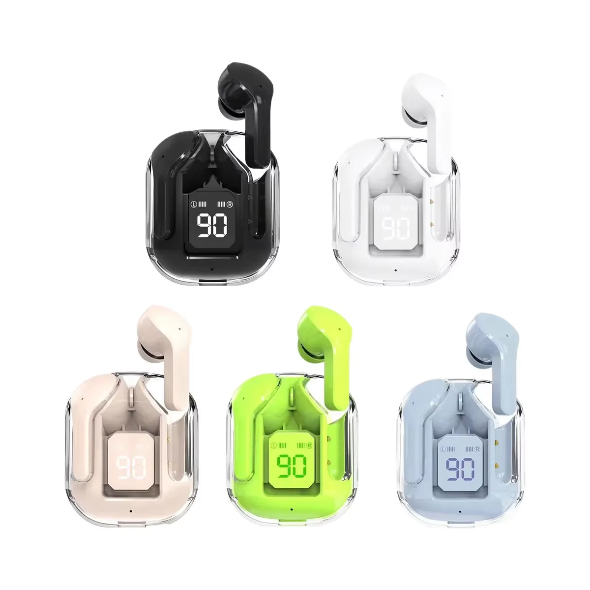 Digital Display Wireless Sports Earbuds 5