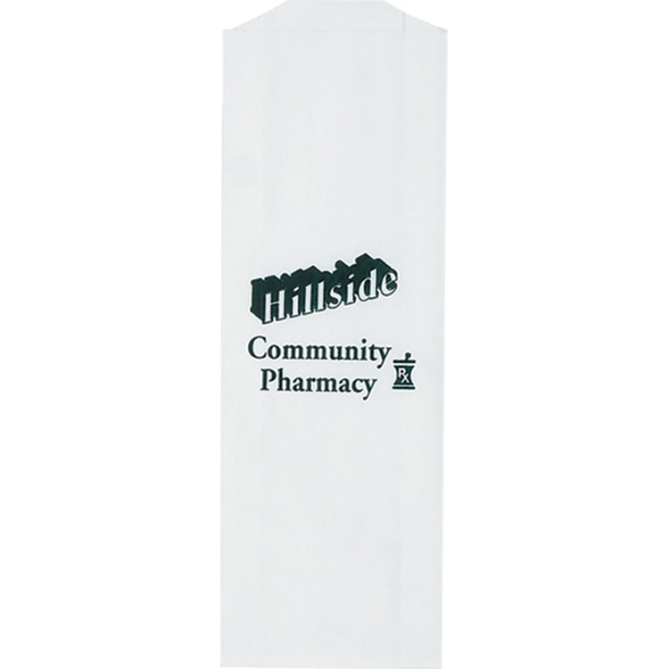 White Kraft Prescription Bag 2