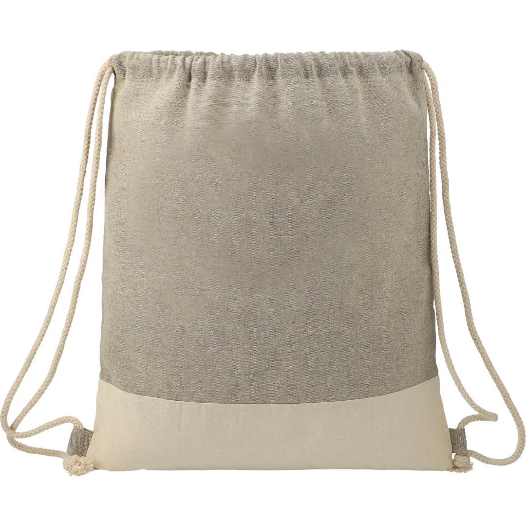 Split Recycled Cotton Drawstring Bag 19