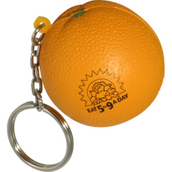 Orange Stress Reliever Key Chain 2