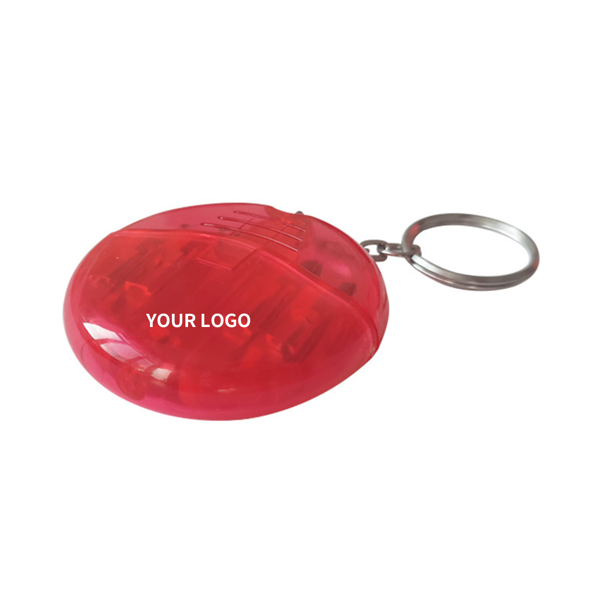 ABS Carbon Steel Keychain Screwdriver With Four Interchangeable Bits 2" x 2" x 0.6" 2