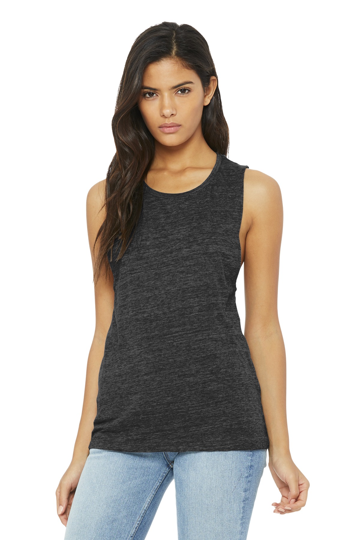 BELLA+CANVAS Women's Flowy Scoop Muscle Tank. BC8803 206