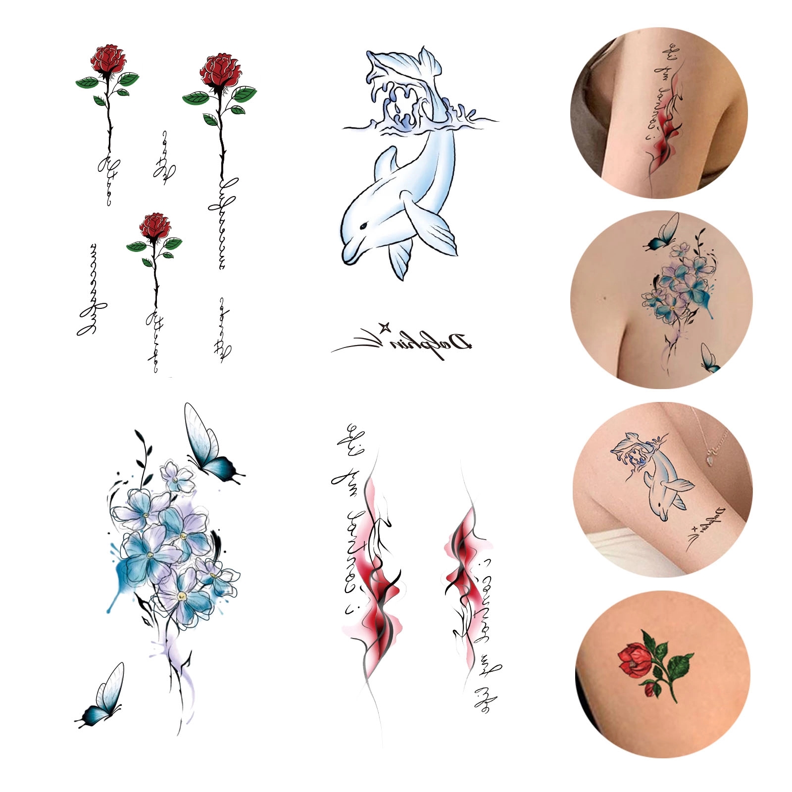 Cartoon Tattoo Stickers 2