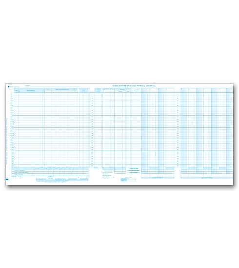 Payroll / disbursement sales and receipt journal 1