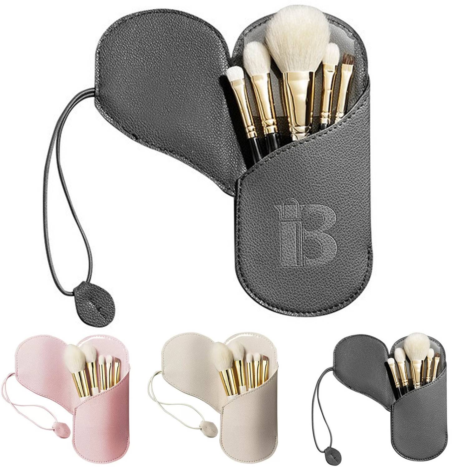 PU Leather Makeup Brush Holder 2