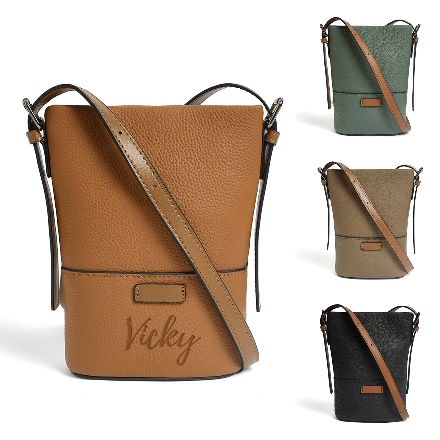 Genuine Leather Shoulder Bag 4