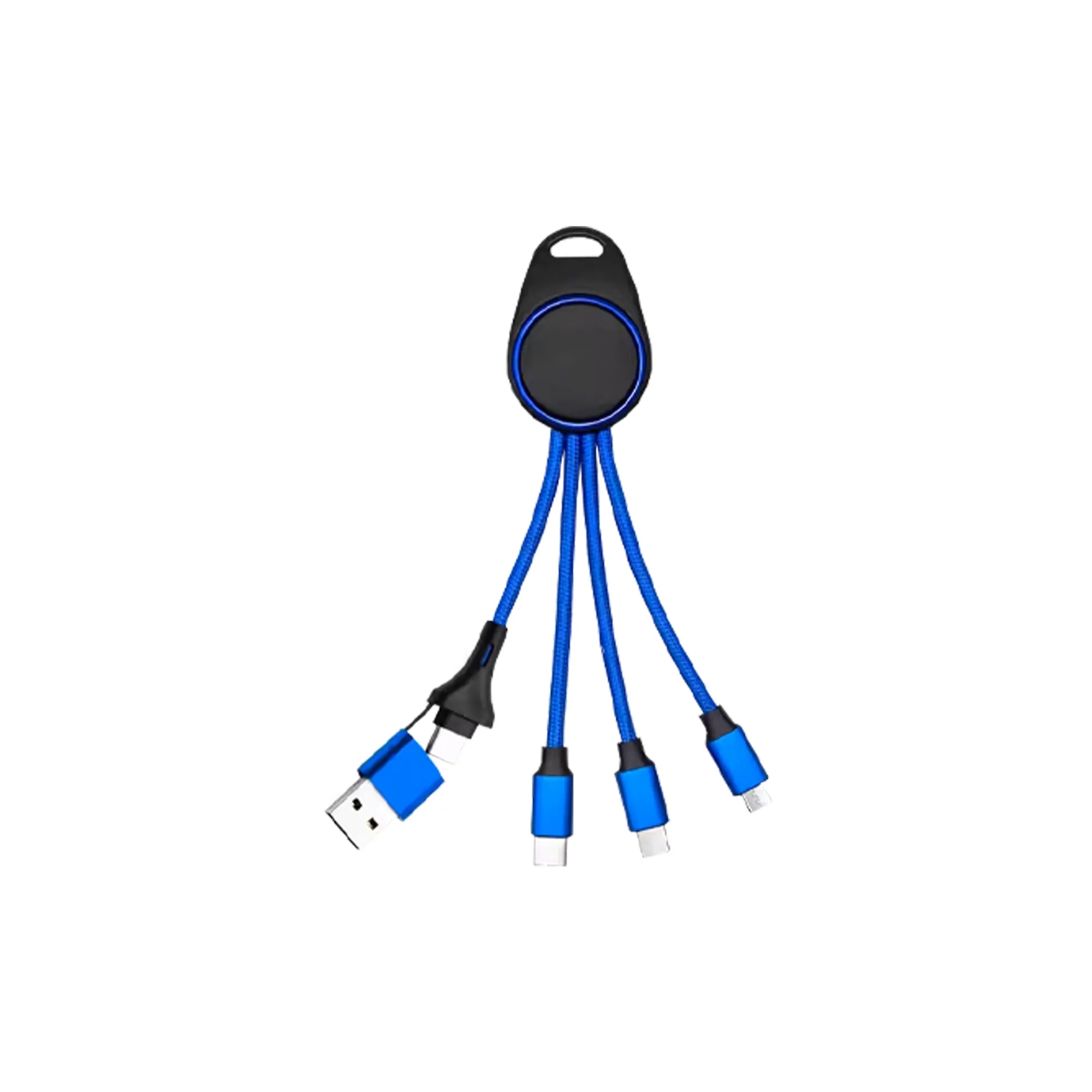 5 in 1 Braided Keychain Charging Cable Business Promotional 3
