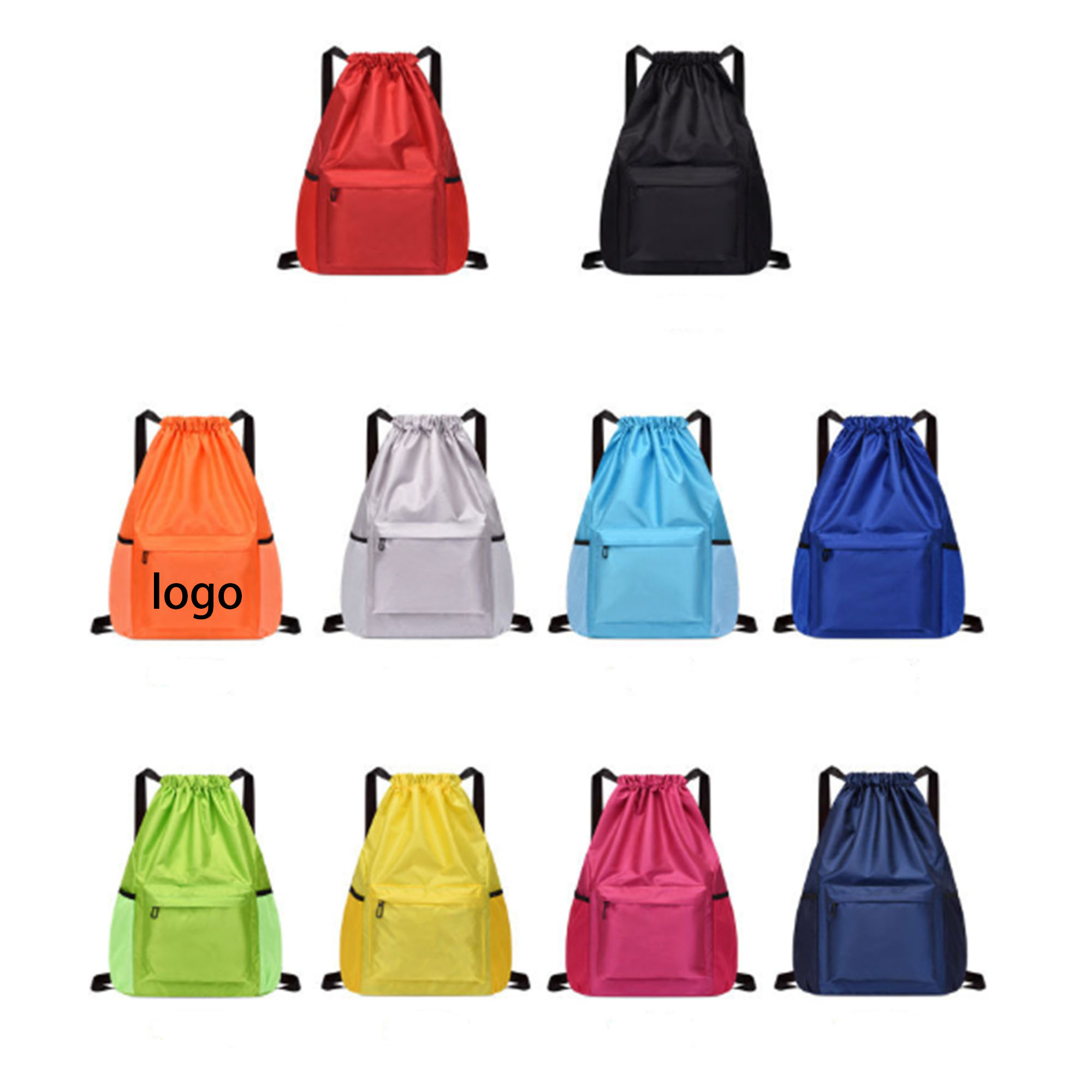 Waterproof Sports Drawstring Backpack 2