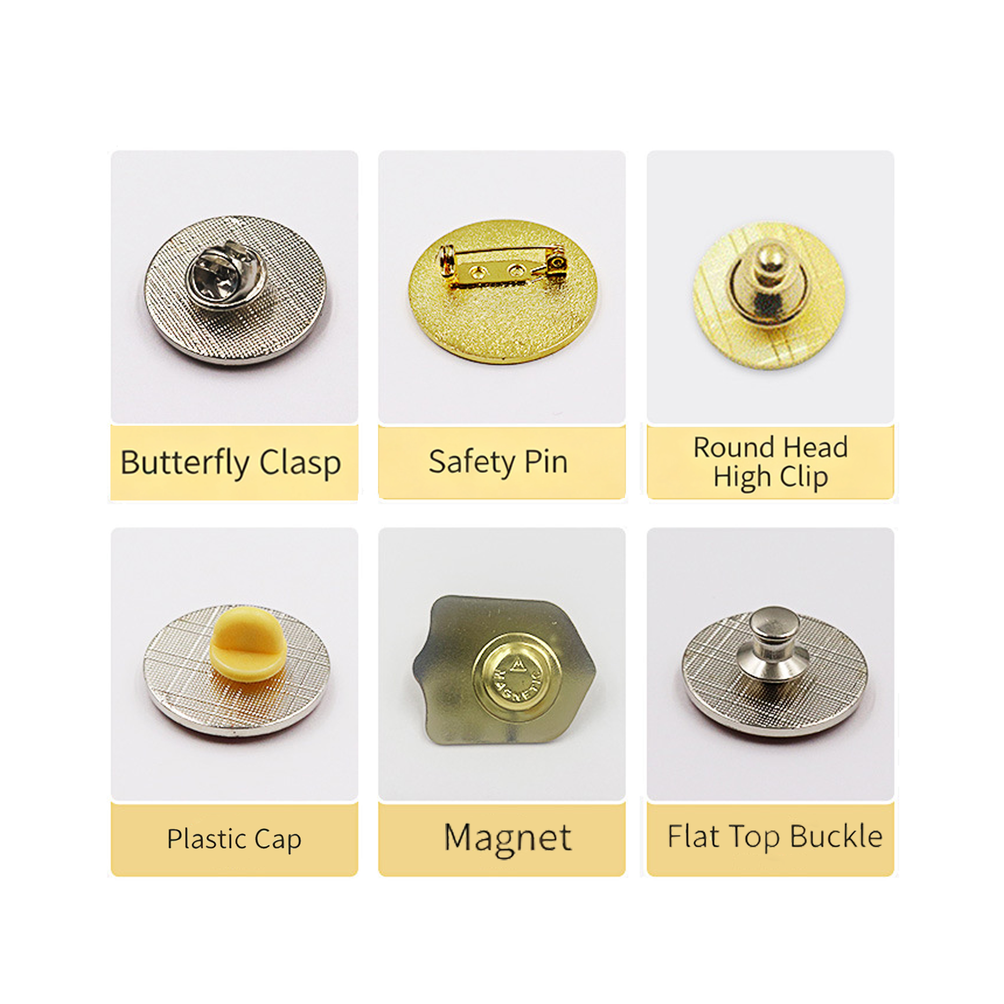 Zinc Alloy Custom Logo Badges 3