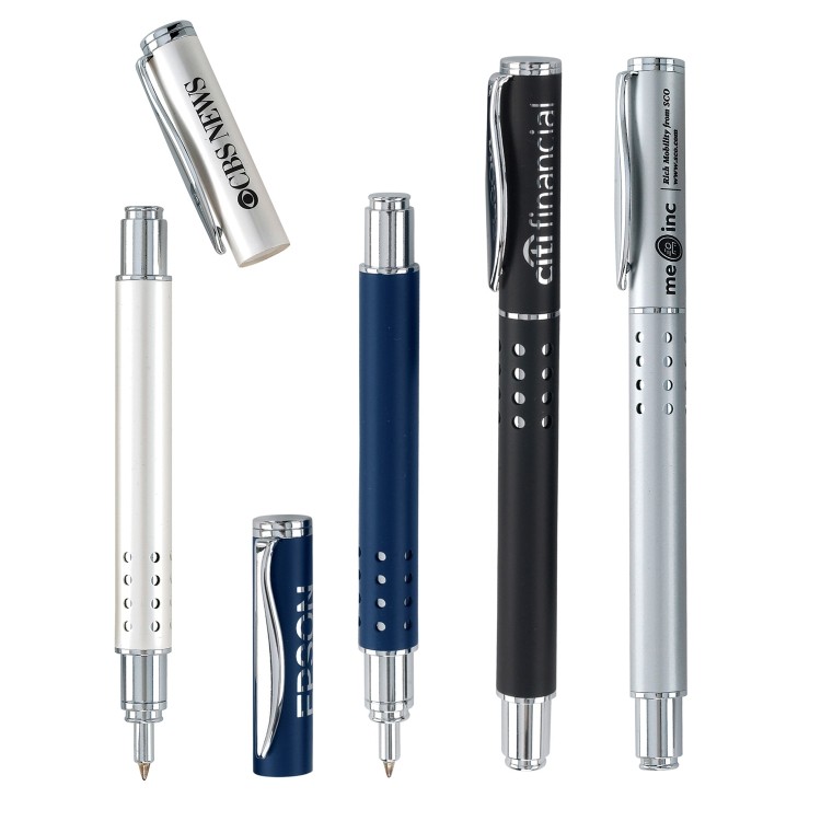 Elite 2 Cap Off Rollerball Pen w/ Chrome Plated Accent 1