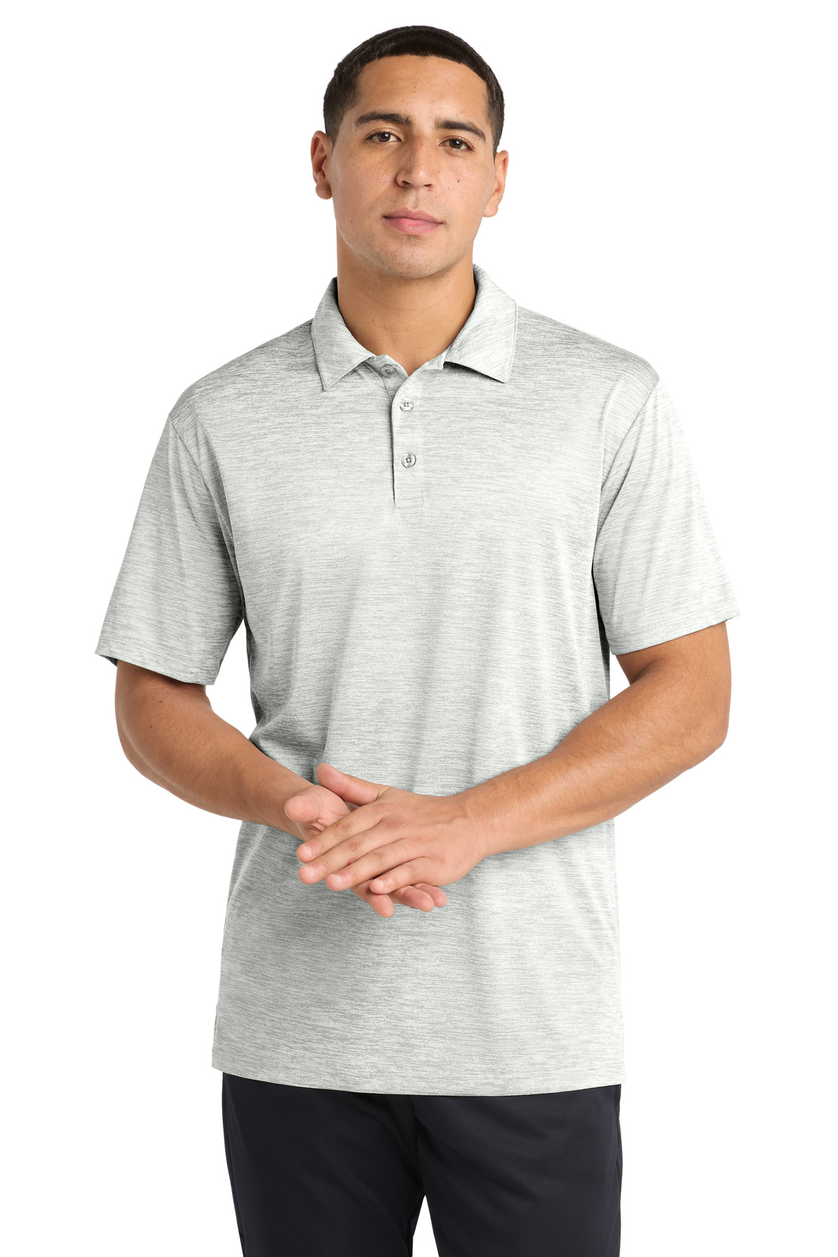 Sport-Tek PosiCharge Electric Heather Polo. ST590 55