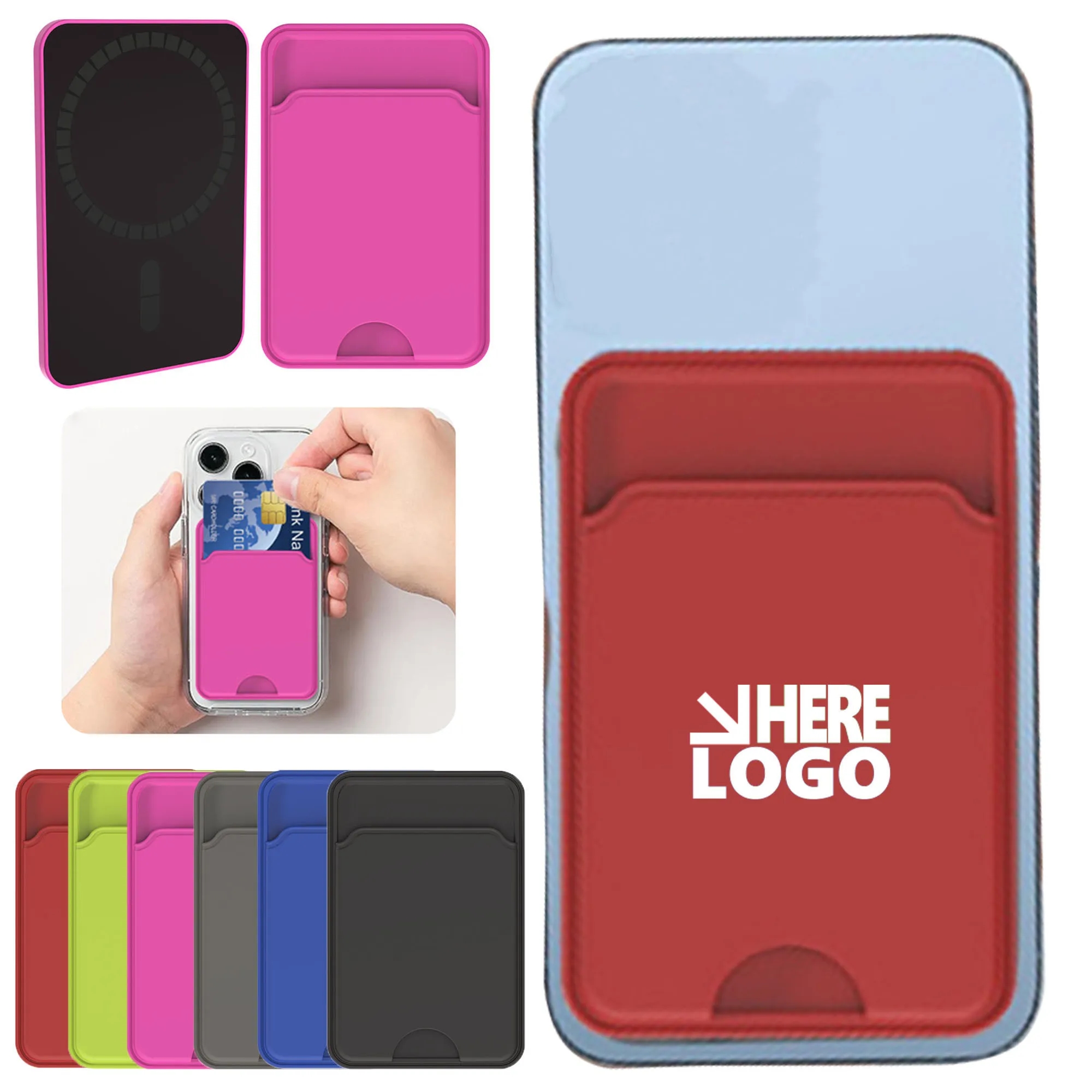 MagSafe Magnetic Silicone Phone Wallet