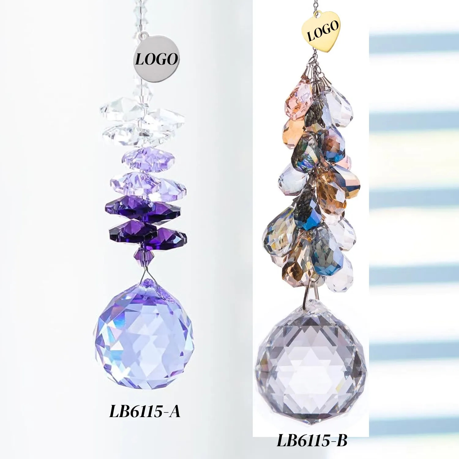 Hanging Crystal Ball Prism Suncatcher 1