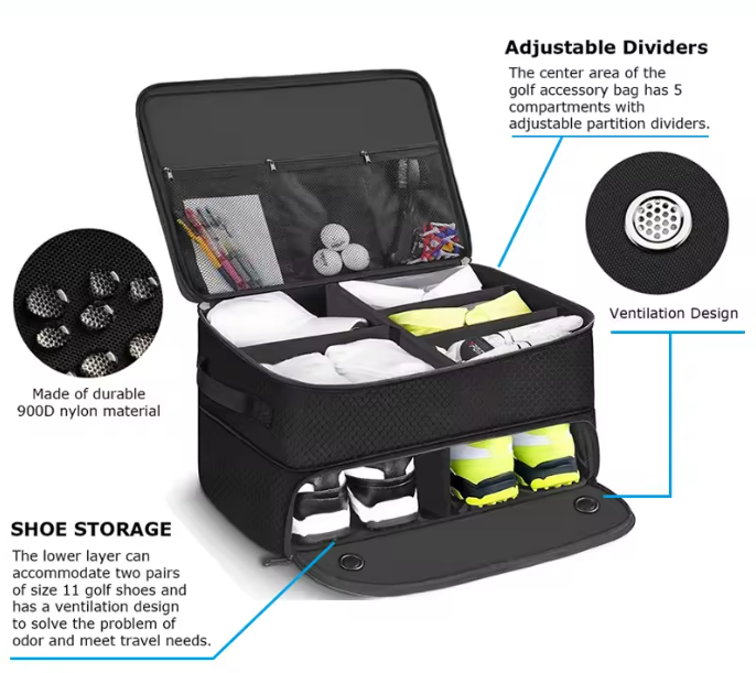 Golf Locker with Separate Ventilated Compartment 3