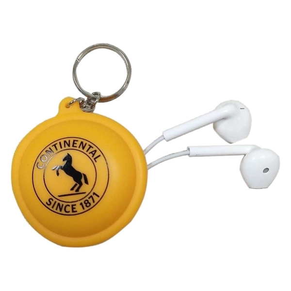 Earphone Wrap with Keychain 1