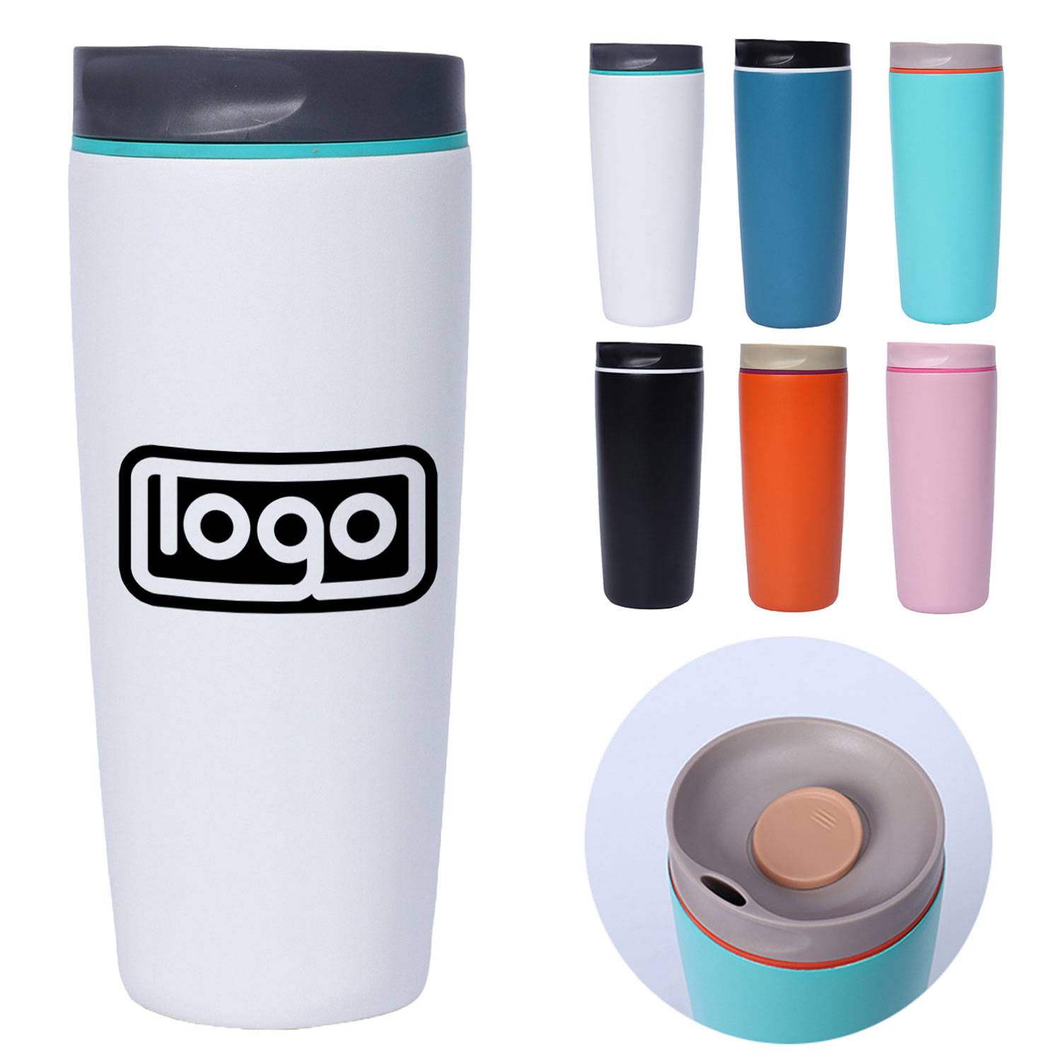 22oz Leakproof Stainless Steel Insulated Tumblers w/ Lid 9