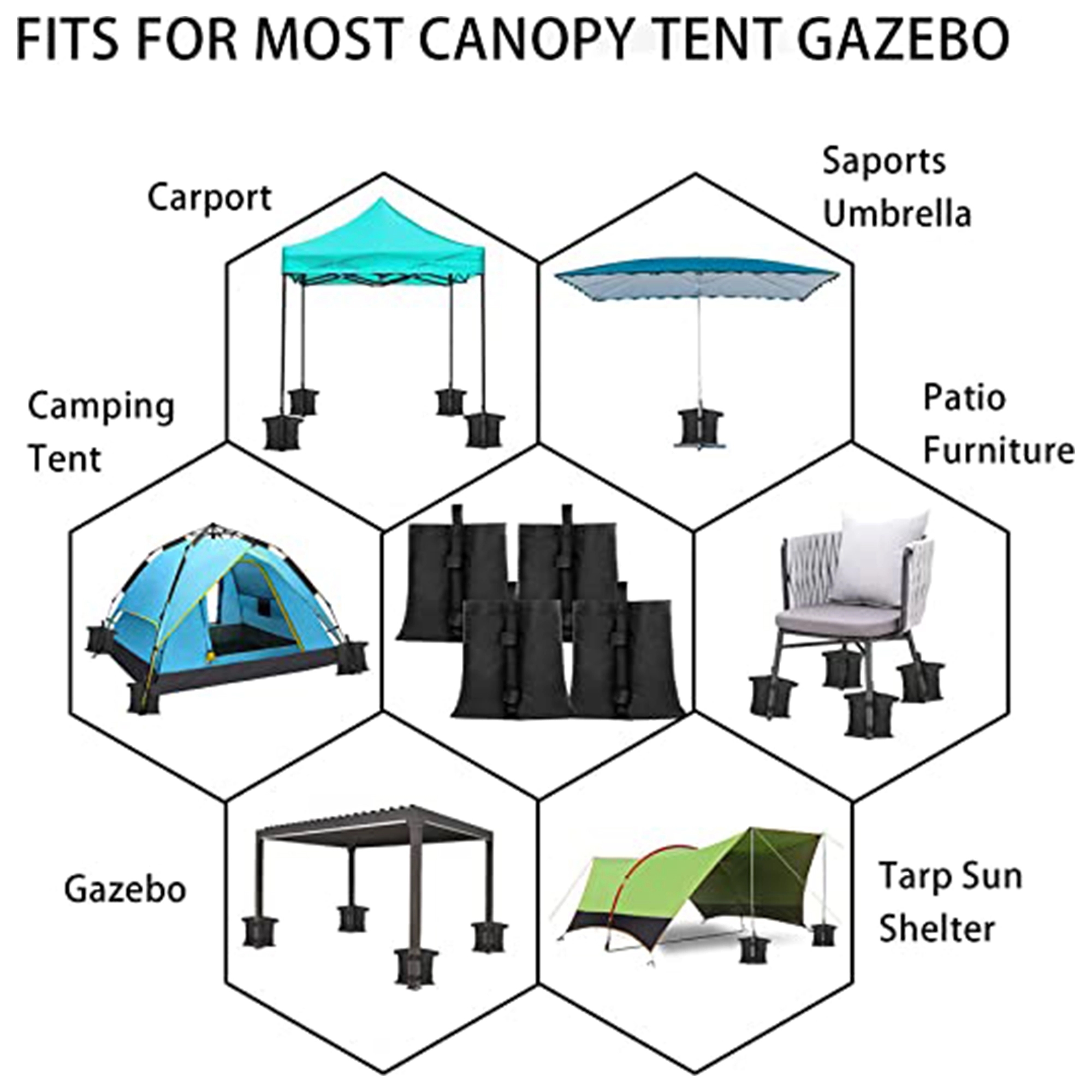 Canopy Weights Sand Bags 4